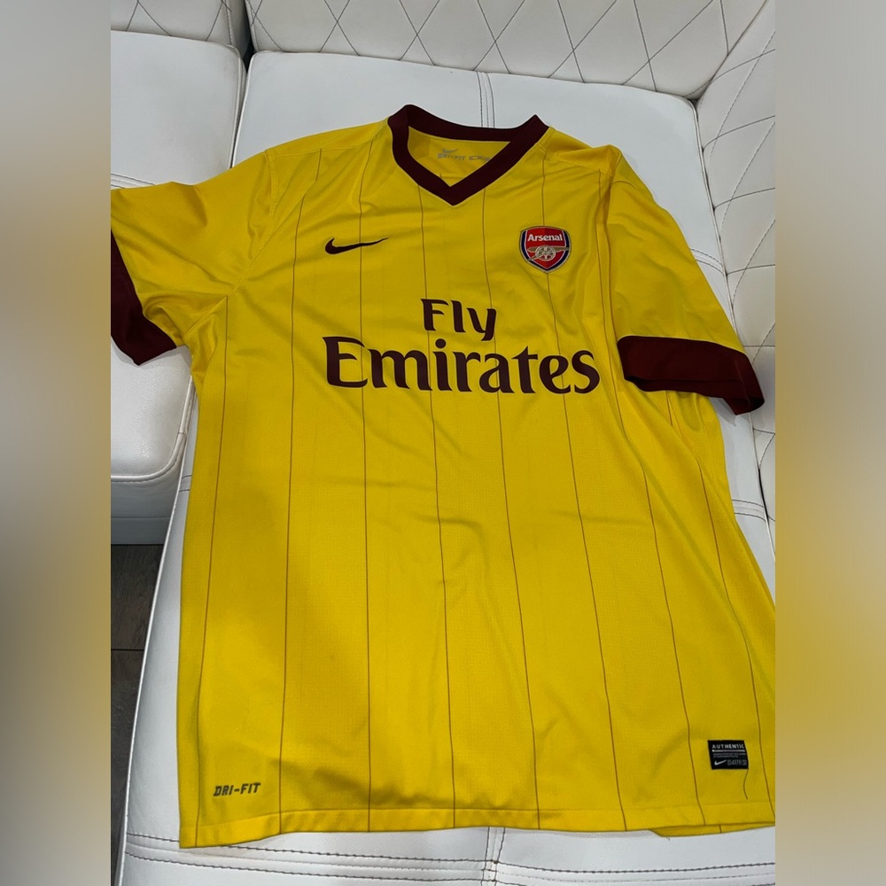 Authentic Arsenal London 2010 2011 2012 Away Soccer Nike Jersey